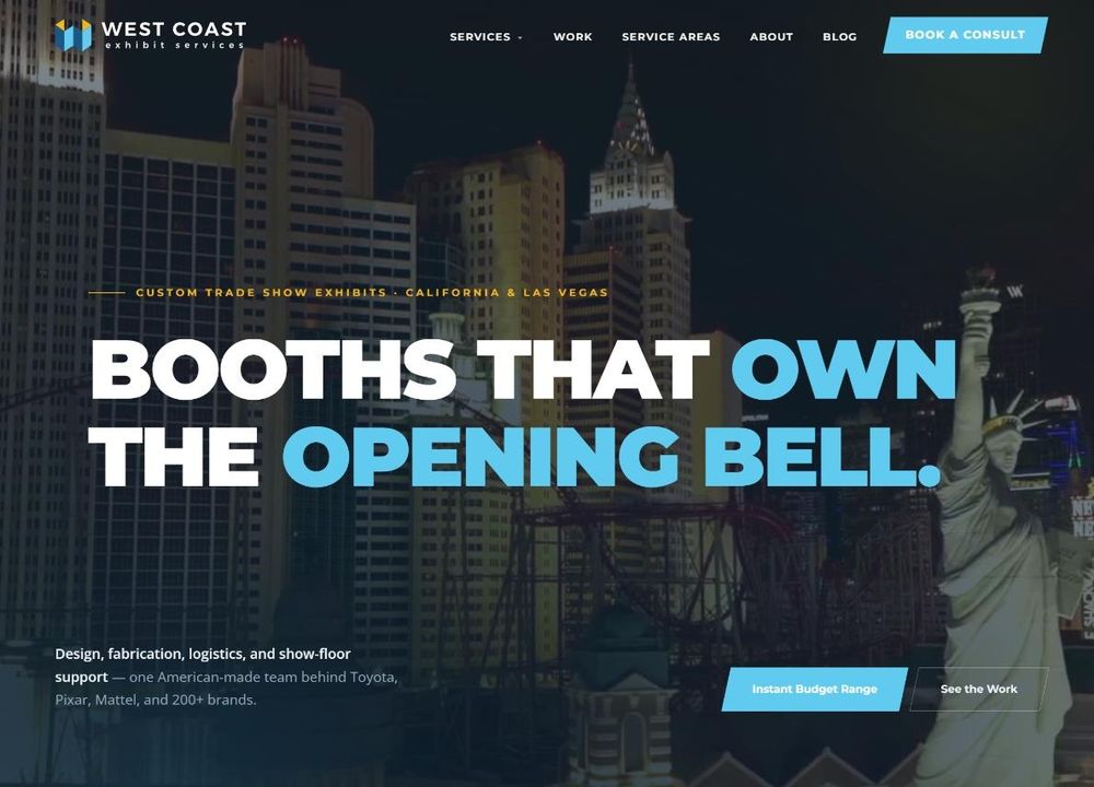 West Coast Exhibit website
