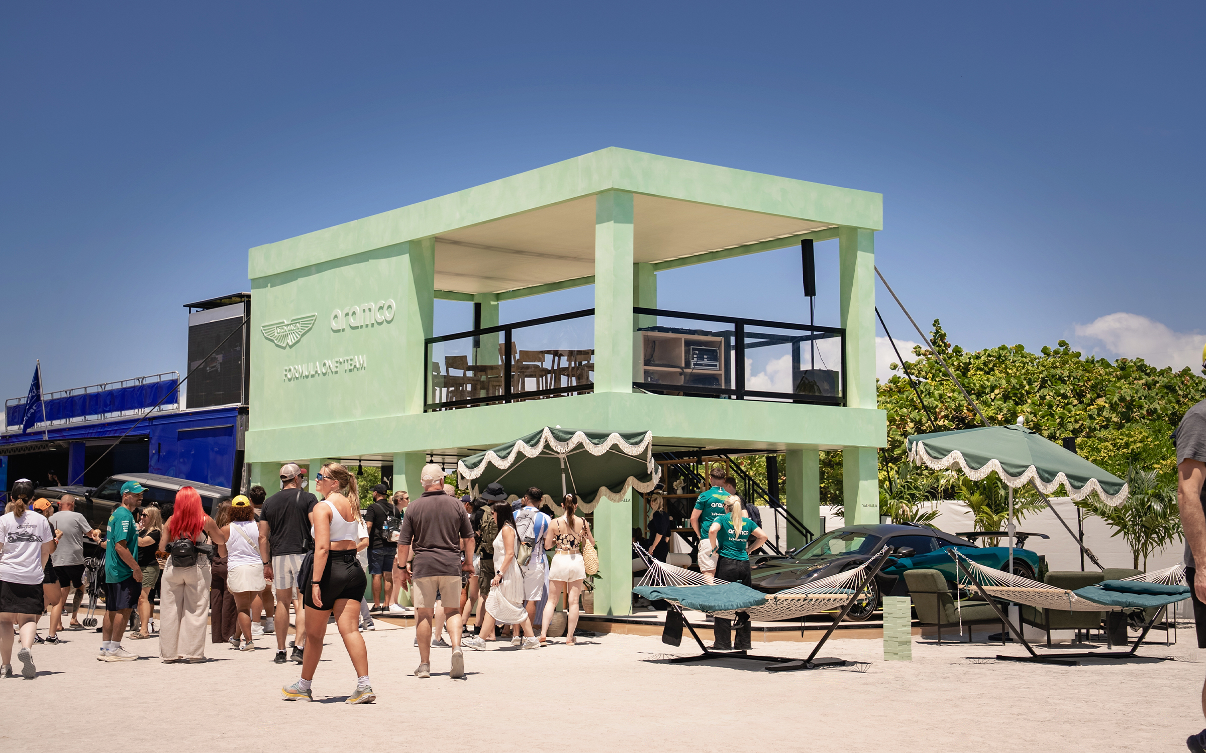 Aston Martin activation at F1 Fan Fest Miami