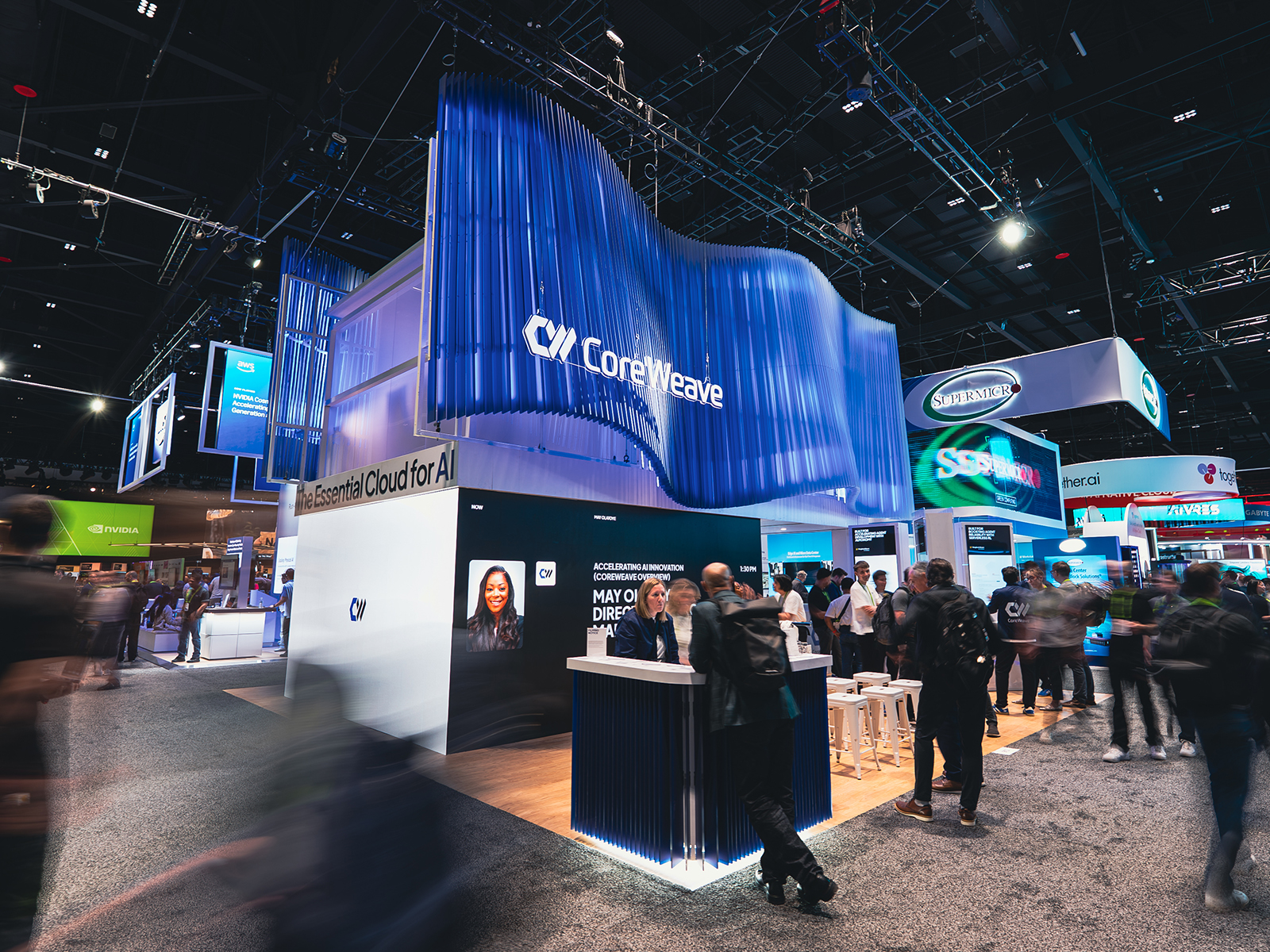 Coreweave activation at GTC 2026