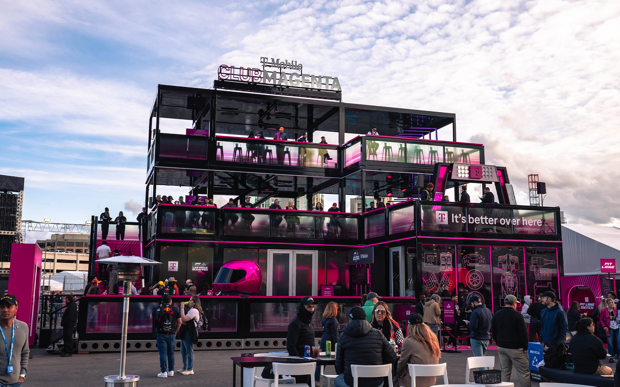 T-Mobile activation at F1 Las Vegas
