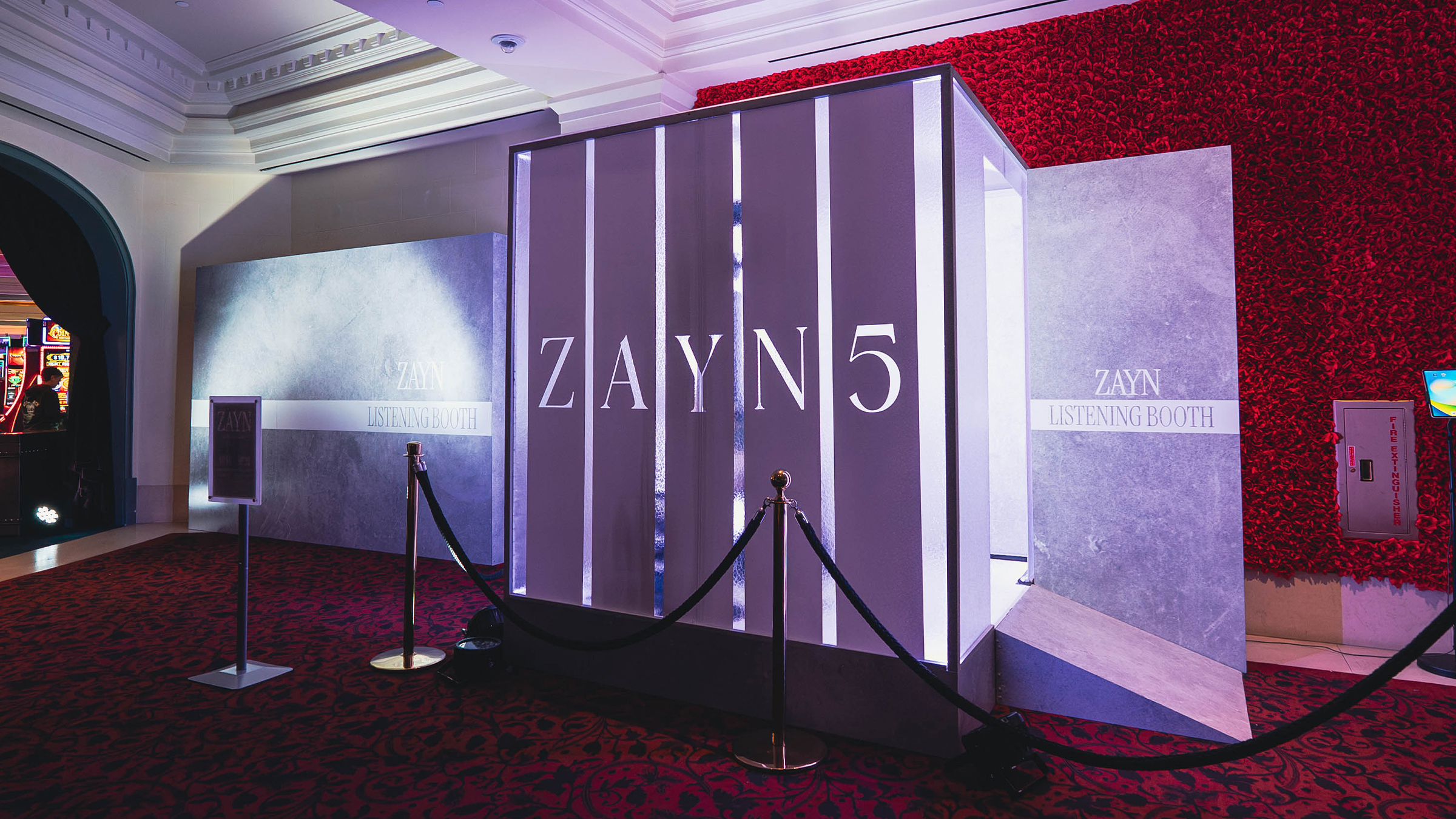 Zayn first-listen activation in Las Vegas with Slaack Productions