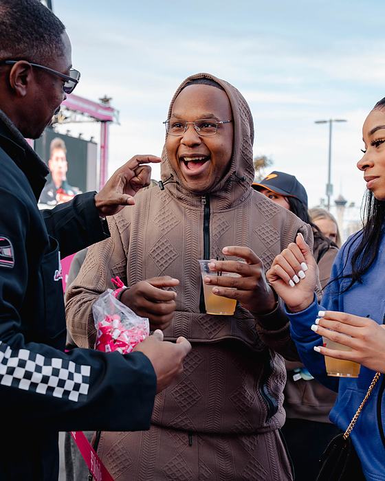 Guests at the T-Mobile Club Magenta activation