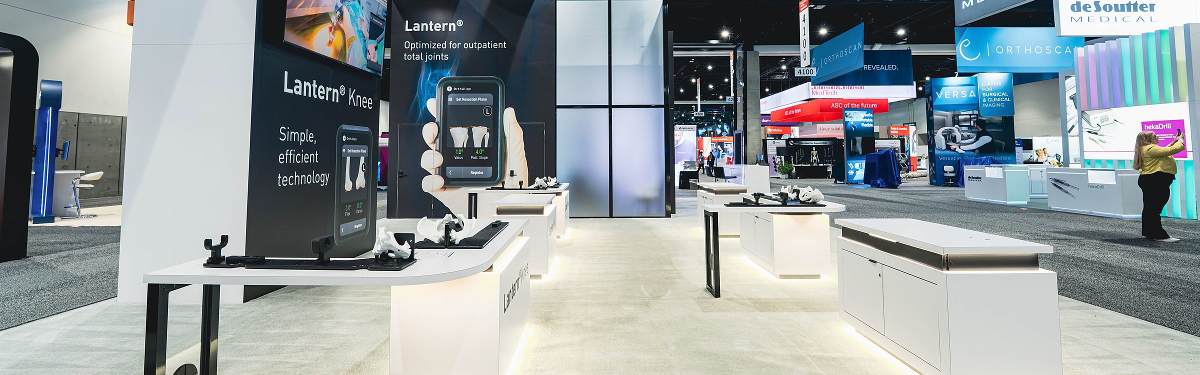 OrthAlign booth at the AAOS 2025 Annual Meeting in San Diego