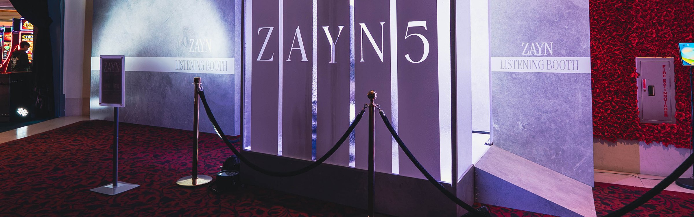 Zayn 5 launch environment produced with Slaack Productions
